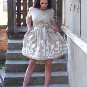 Loose Linen Dress Women Maxi Summer For Oversized