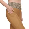 Brown Leggings With Pockets