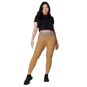 Brown Leggings With Pockets