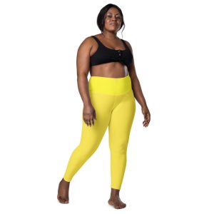 Yellow Leggings With Pockets