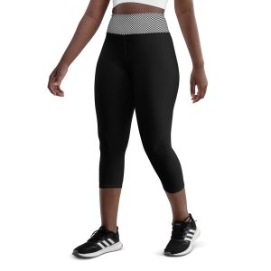 Yoga Capri Black Leggings