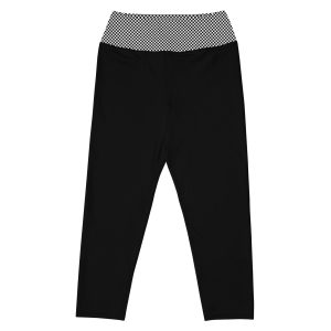 Yoga Capri Black Leggings