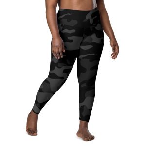 Black Camo Leggings With Pockets
